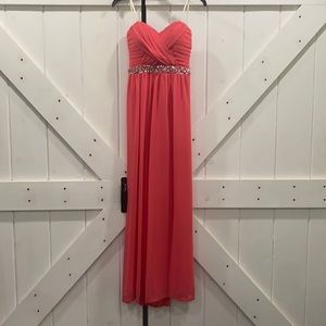 Pink prom dress